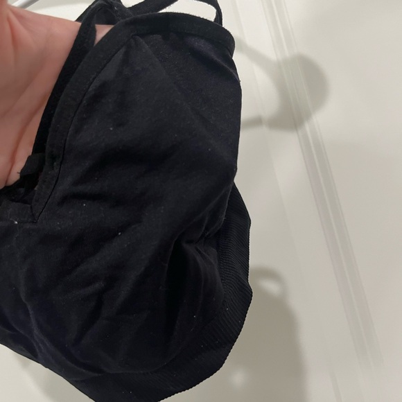 Black Cross Front Bandeau Top - Picture 4 of 5